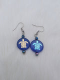 Laser etched earrings