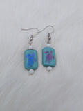 Laser etched earrings