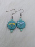 Laser etched earrings