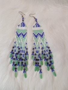 Winter lightning double point fringe