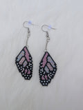 Monarch wings earrings