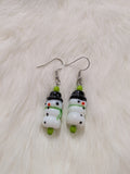 Snowman buddies earrings