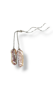 Crispy bacon earrings