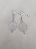 Laser etched earrings