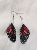 Monarch wings earrings